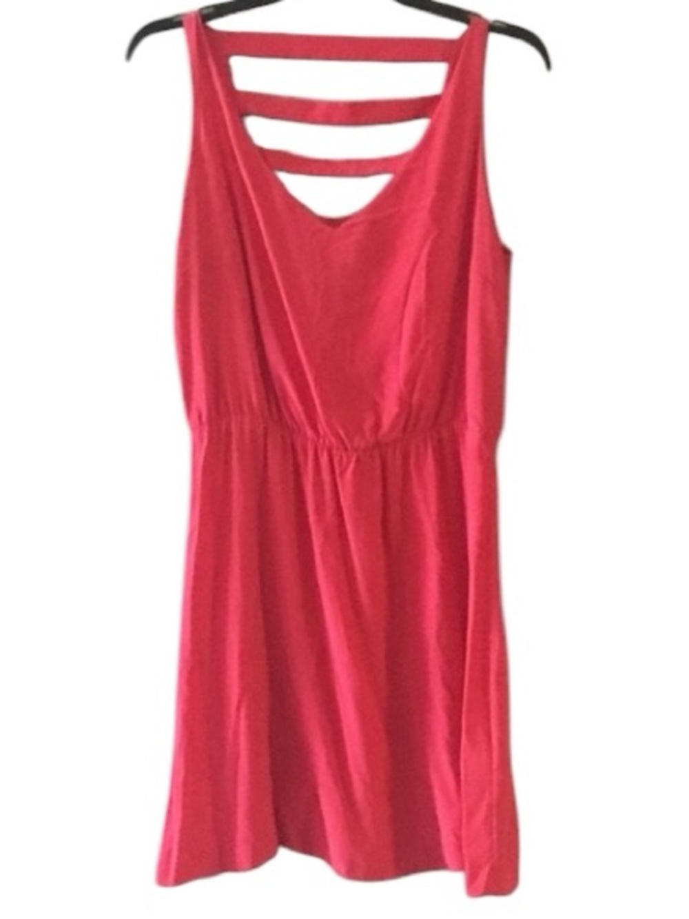 Amanda Uprichard Silk Strappy Back Mini Dress Size small